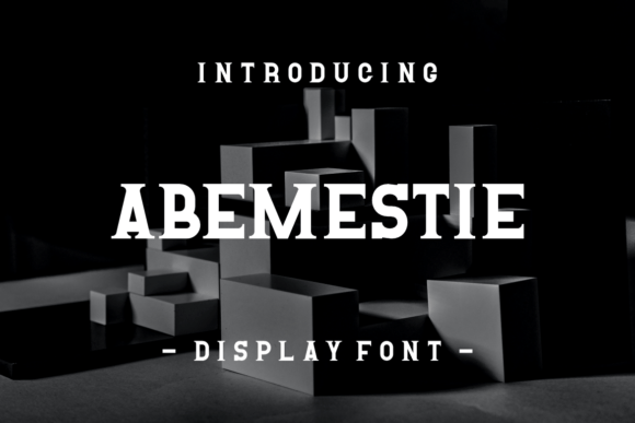 Abemestie: A Display Font with Editorial Poise