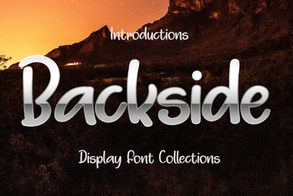 Backside: A Display Font That Makes Your Headlines Unmissable