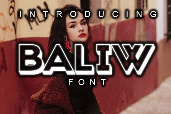 Baliw: A Display Font With Immediate Editorial Presence