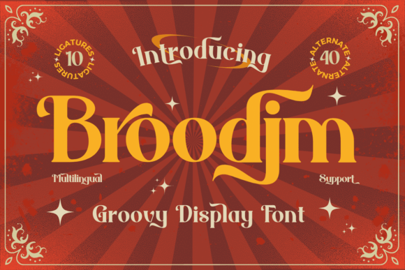Broodim: A Stylish Display Typeface for Modern Editorial Design