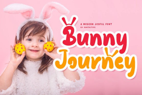 Bunny Journey – A Playful Display Typeface for Web Designers