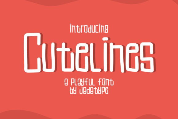 Cutelines: A Modern Display Font for Scroll-Stopping Campaigns