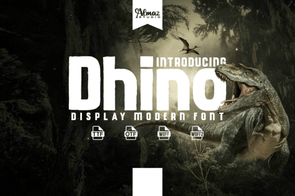 Dhino: A Bold, Warm Display Font That Earns Its Space