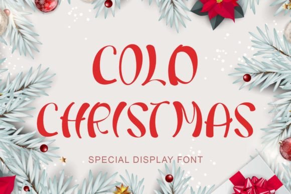 Finding Warmth in a Cold Christmas Font for Editorial Design