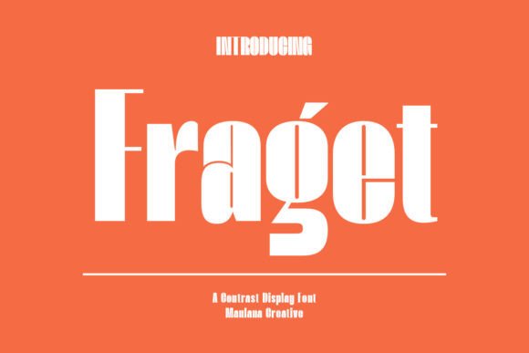 Fraget: A Clean Display Font That Elevates Your Brand