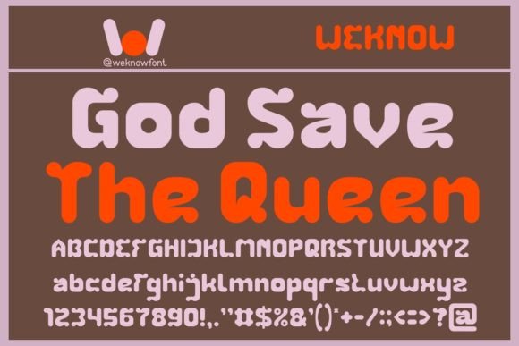 God Save the Queen Font in Makers’ Projects