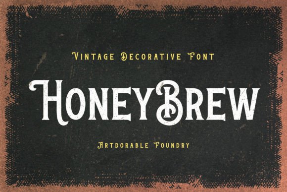 Honey Brew: A Vintage Display Font That Builds Brand Trust