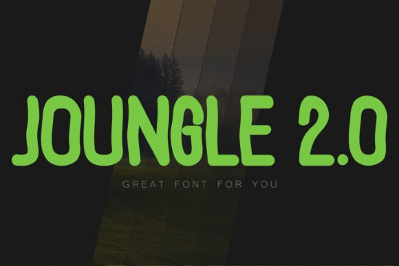 Joungle 2.0: A Playful Handwritten Display Font for Editorial Charm
