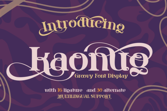 Kaonug: A Display Font That Elevates Digital Branding