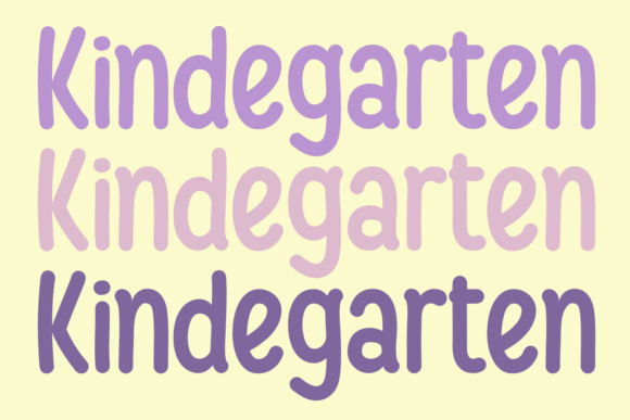 Kindegarten: A Playful Display Font for Scroll-Stopping Marketing