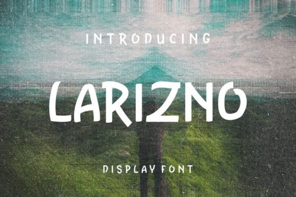 Larizno: A Display Font That Adds Playful Personality to Branding