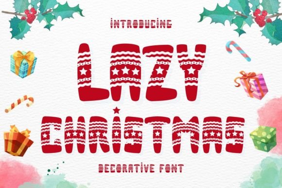 Lazy Christmas Font: Playful & Professional Branding for Small Businesses