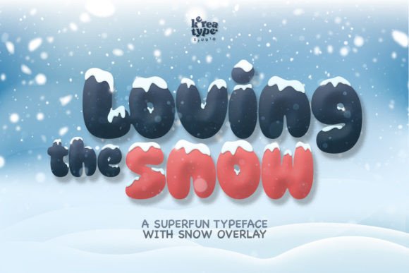 Loving Snow: A Winter Display Font That Feels Like First Light