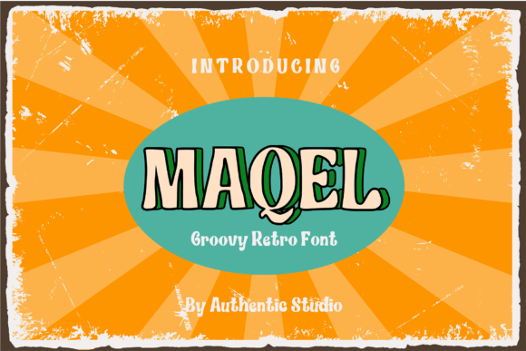 Maqel: The Retro Groovy Font That Makes Your Brand Pop