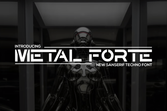 Metalforte: A Bold, Grounded Display Typeface for Editorial Calm
