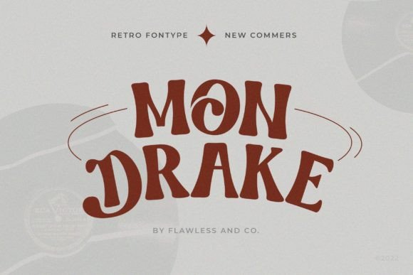 Mondrake Font Brings Bold Serif Retro Charm to Editorial Layouts