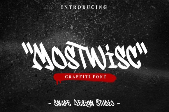 Mostwisc: A Street Art Display Typeface for Bold Branding Projects