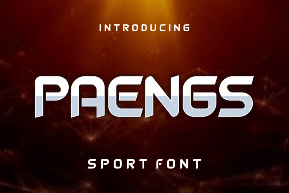 Paengs: A Display Font That Elevates Digital Branding