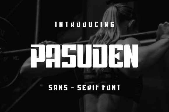 Pasuden Display Font for Small Business Branding