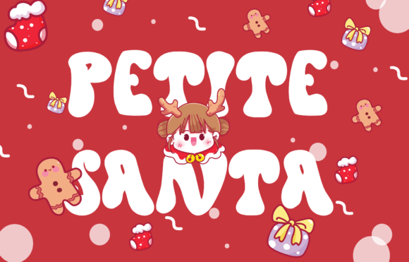 Petite Santa: A Bubbly Display Font for Editorial Charm