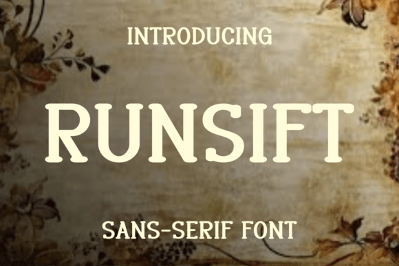Runsift: A Display Font That Earns Its Place on Real Brand Boards