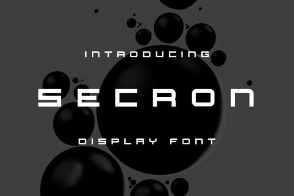 Secron: A Playful Display Font That Lifts Digital Headlines