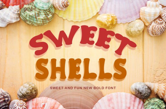 Sweet Shells: A Fun Display Font for Editorial Projects
