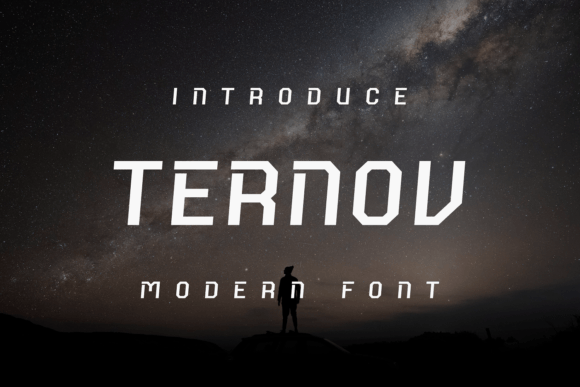Ternov Display Font for Handmade Creators