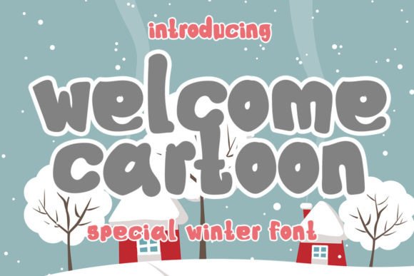 Testing Welcome Cartoon: A Joyful Display Font for Web Designers