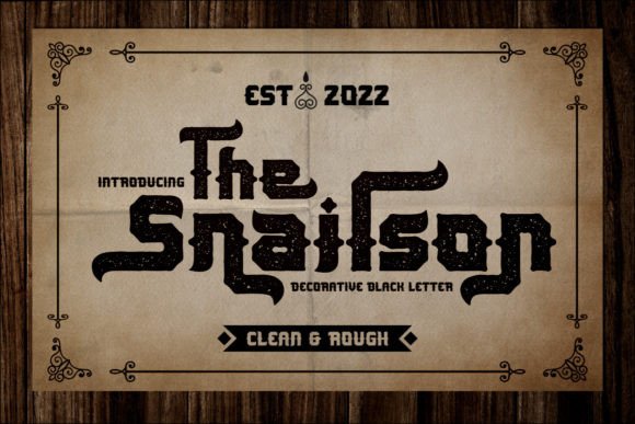 The Snailson: A Distinctive Display Font for Editorial Impact