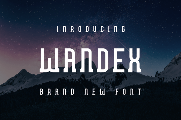 Wandex: A Distinctive Display Font for Editorial Impact